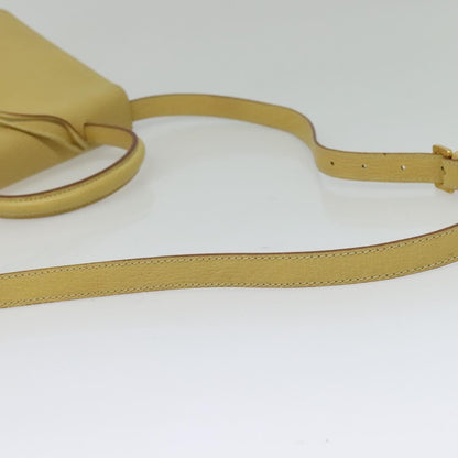 Loewe Barcelona Shoulder Bag Leather, YELLOW, LEATHER, Shoulder bag
