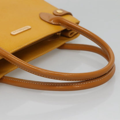 Burberry Vintage Handbag Leather, YELLOW, LEATHER, Handbag