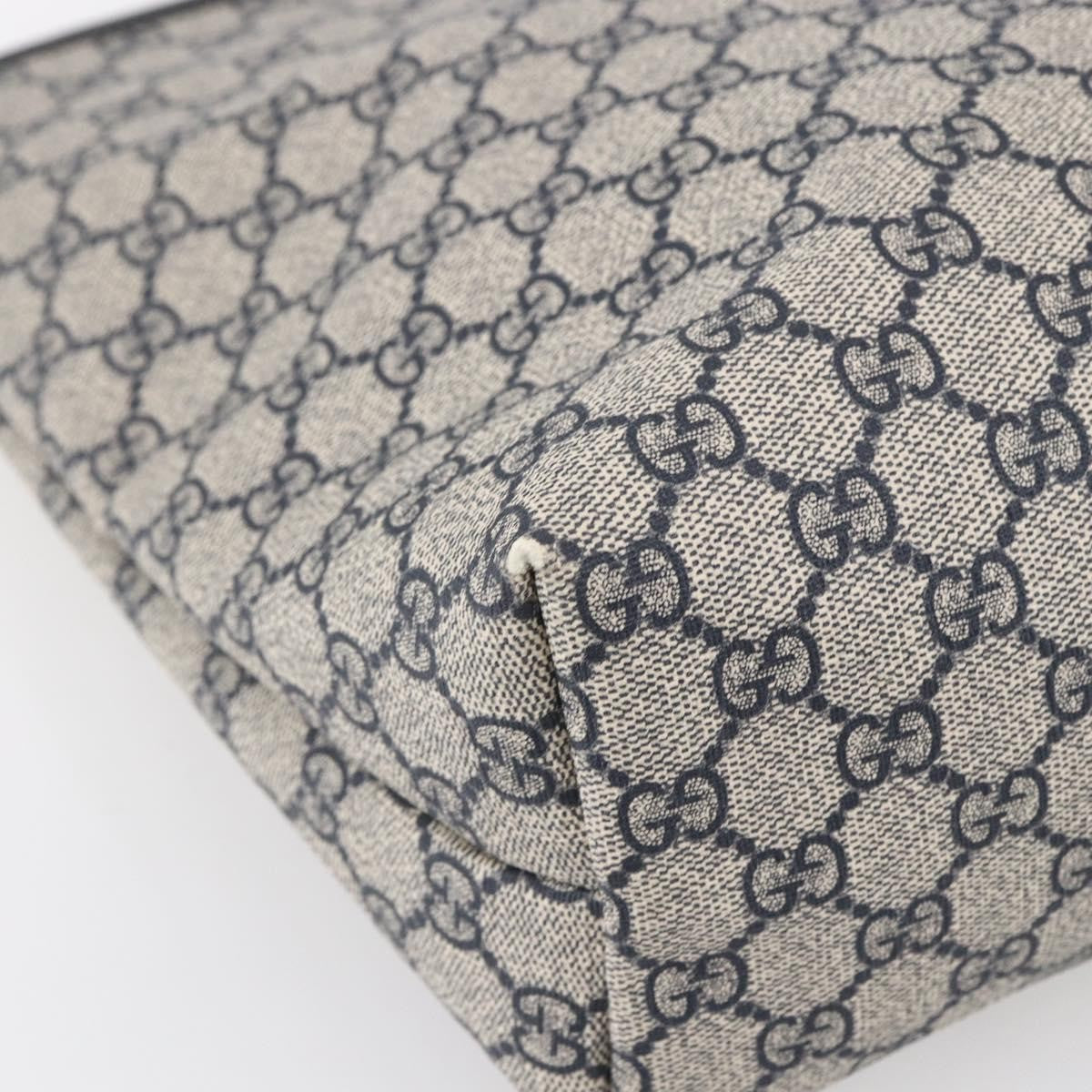 Gucci Open Tote GG Canvas, NAVY, CANVAS, Tote bag