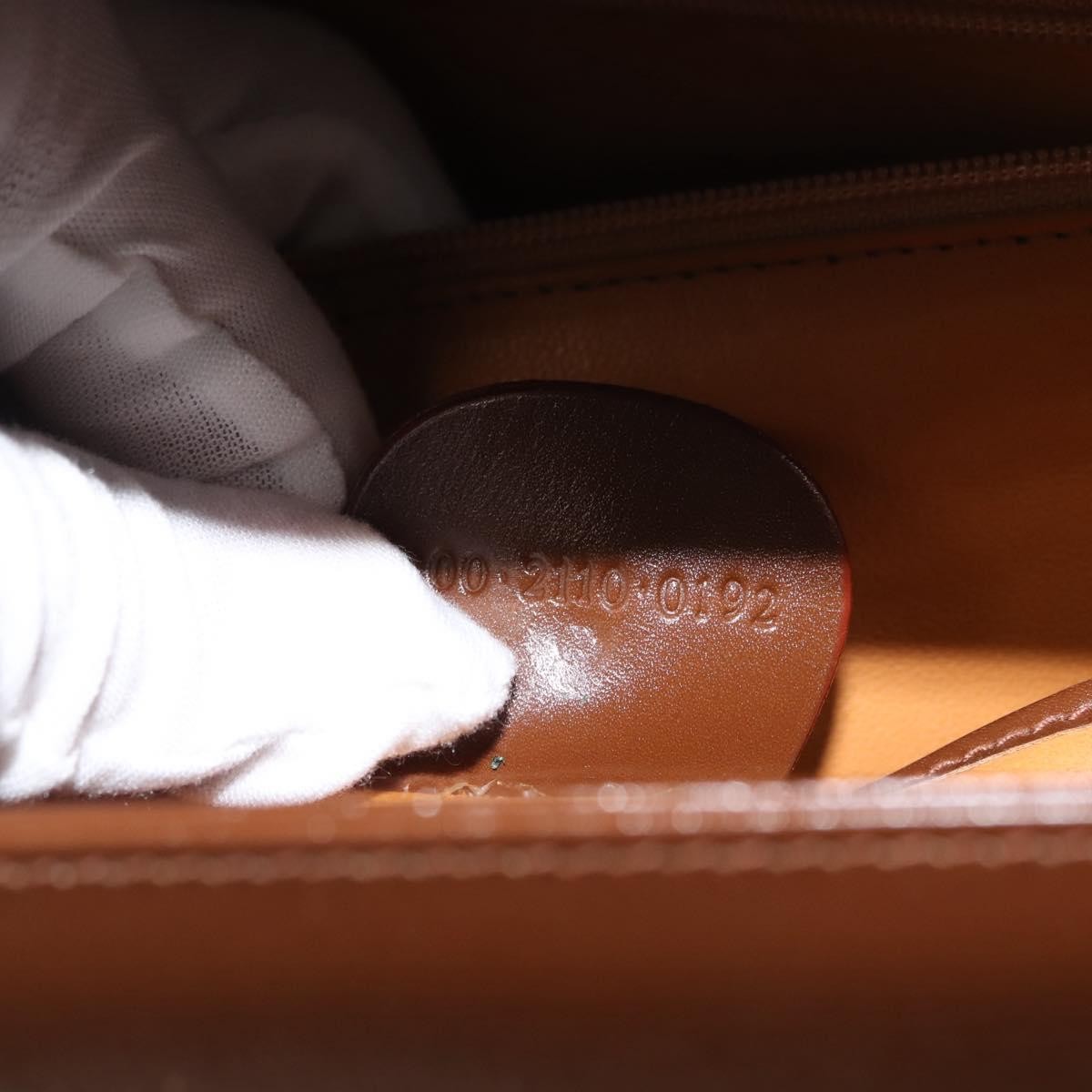 Gucci Vintage Lady Lock Top Handle Bag Leather, BROWN, LEATHER, Handbag