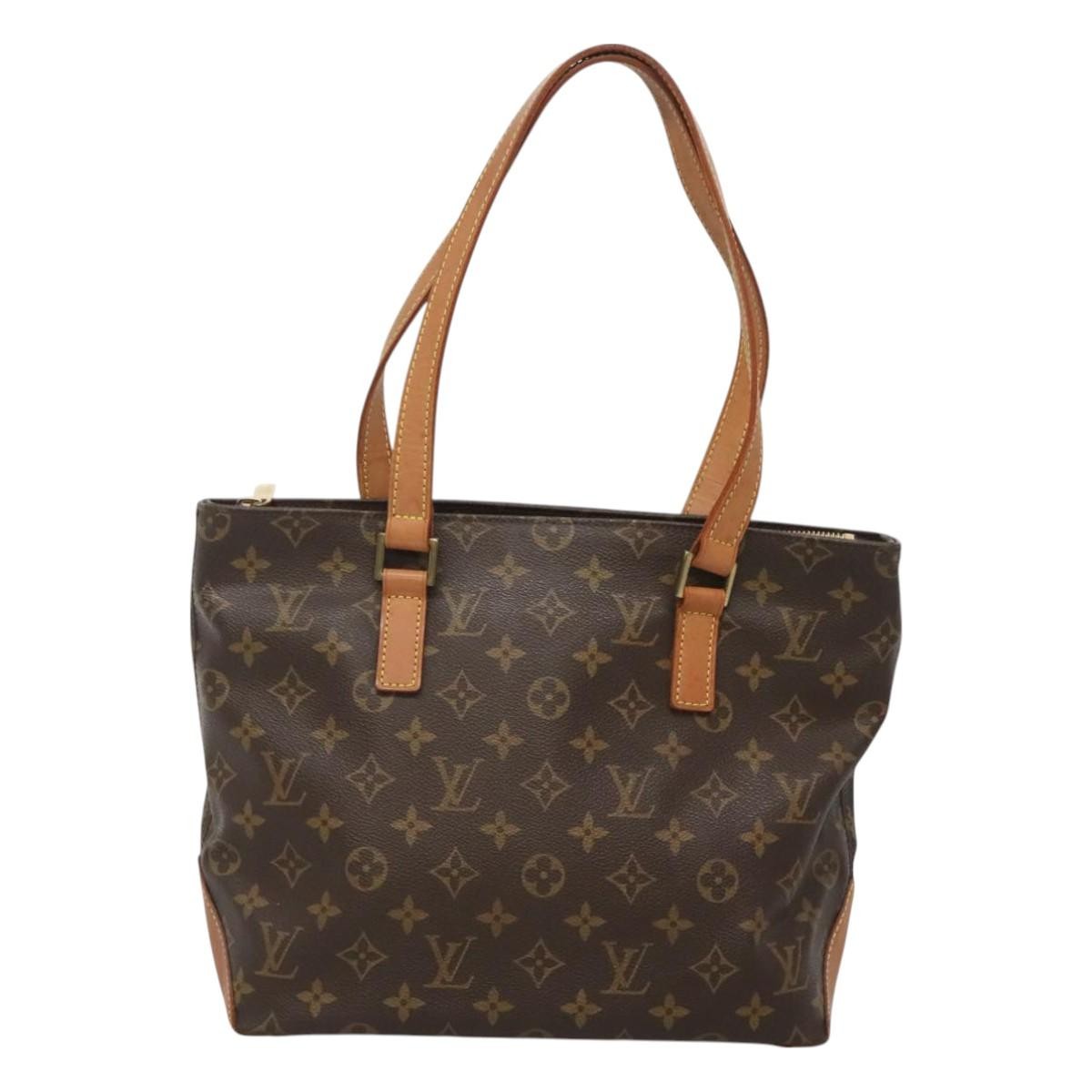 Louis Vuitton Cabas Piano Monogram Canvas, BROWN, CANVAS, Tote bag