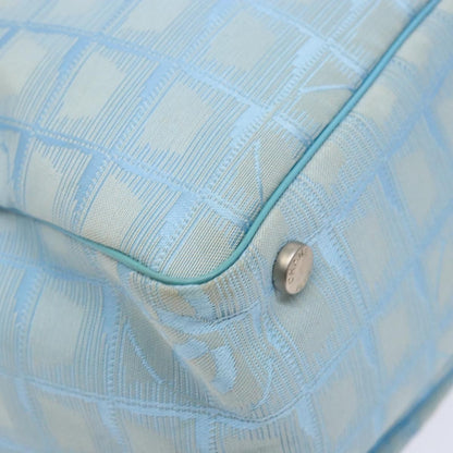 Chanel Travel Line Tote Nylon, BLUE, NYLON, Tote bag