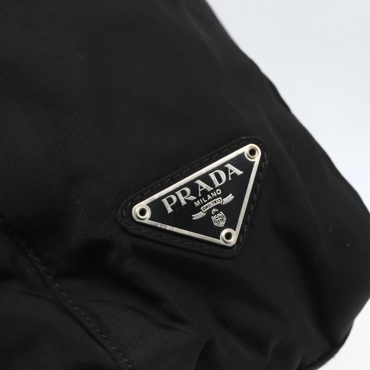 Prada Vintage Tote Nylon, BLACK, NYLON, Tote bag