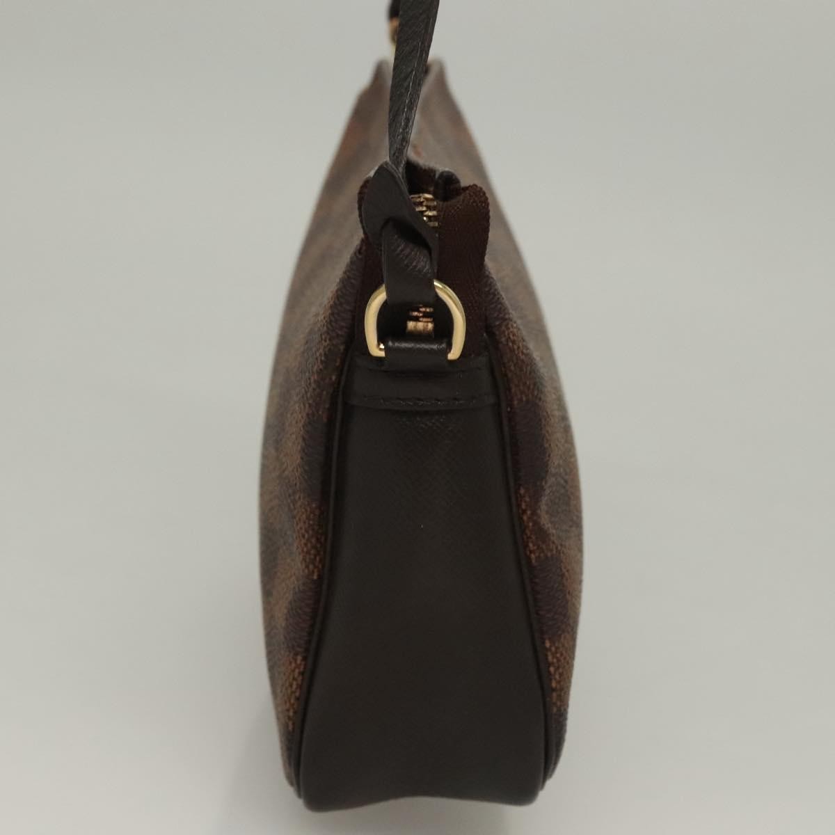 Louis Vuitton Trousse Make Up Bag Damier, BROWN, CANVAS, Clutche & pouche