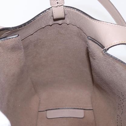Stella McCartney Alter Tote Perforated Faux Leather, BEIGE, SYNTHETIC, Tote bag
