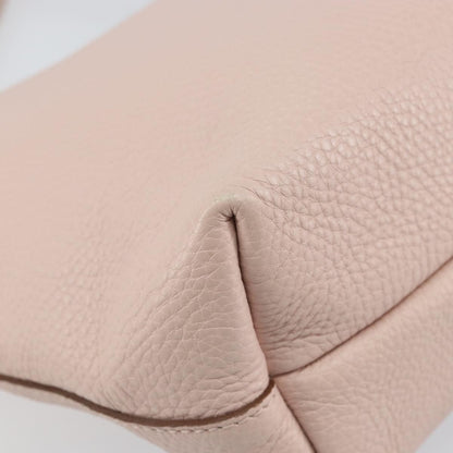 Salvatore Ferragamo Gancini Tote Leather, PINK, LEATHER, Tote bag