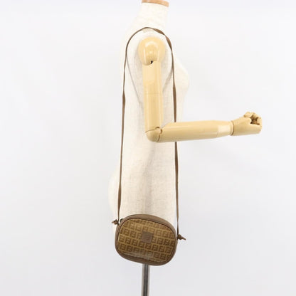 Fendi Zucchino Canvas, BEIGE, CANVAS, Shoulder bag