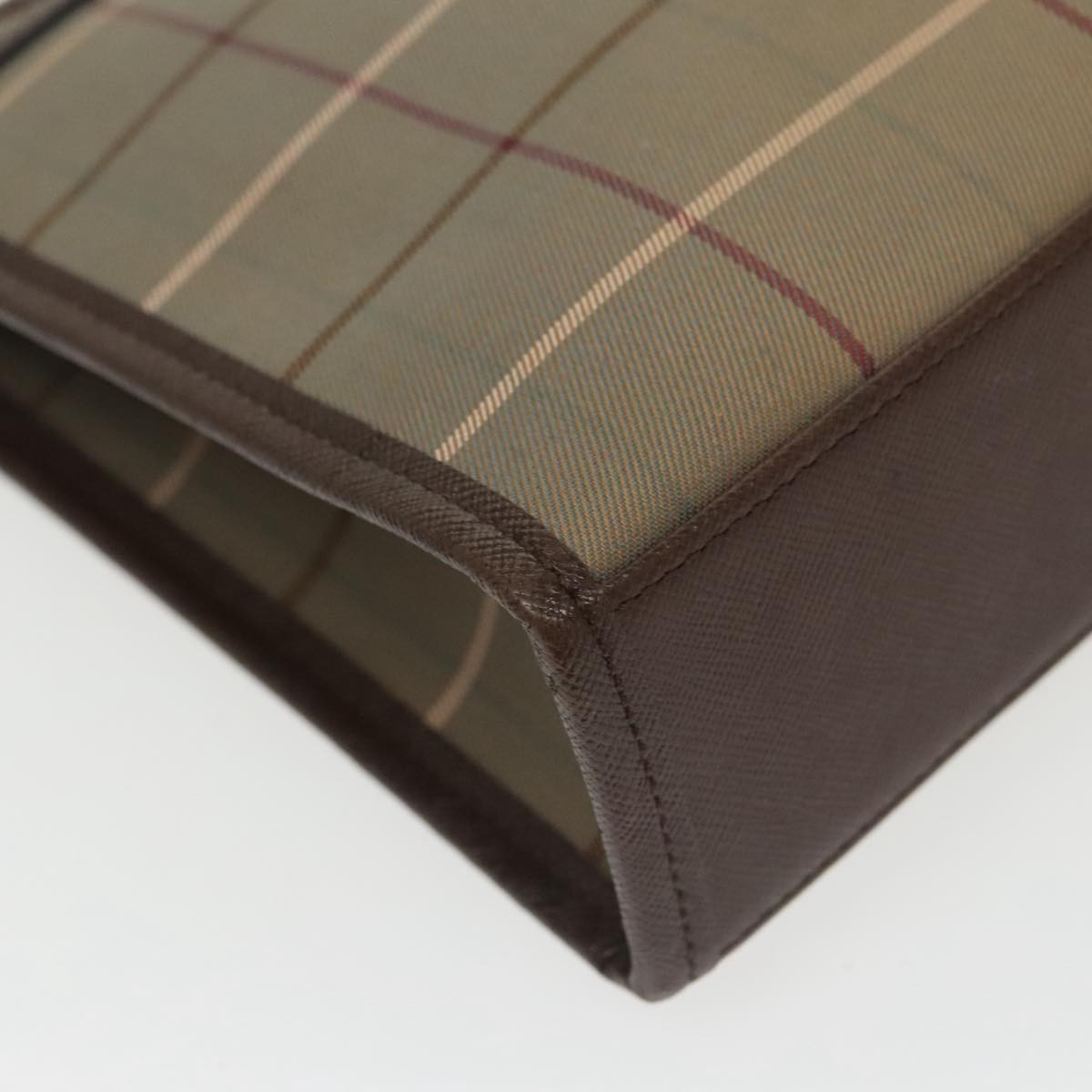 Burberry Nova check Pochette Canvas, BEIGE, CANVAS, Clutche & pouche