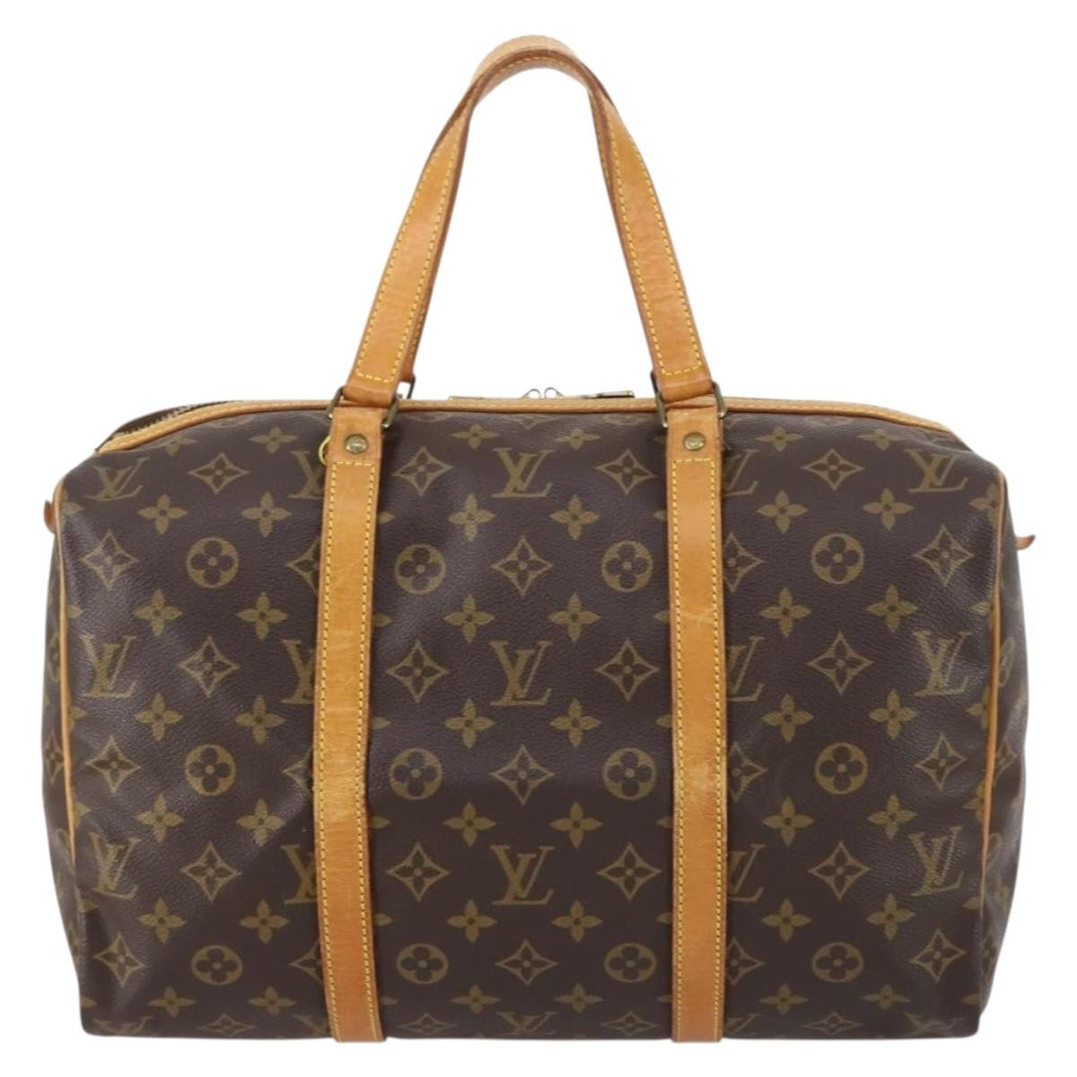 Louis Vuitton Sac Souple Handbag Monogram Canvas, BROWN, CANVAS, Travel bag