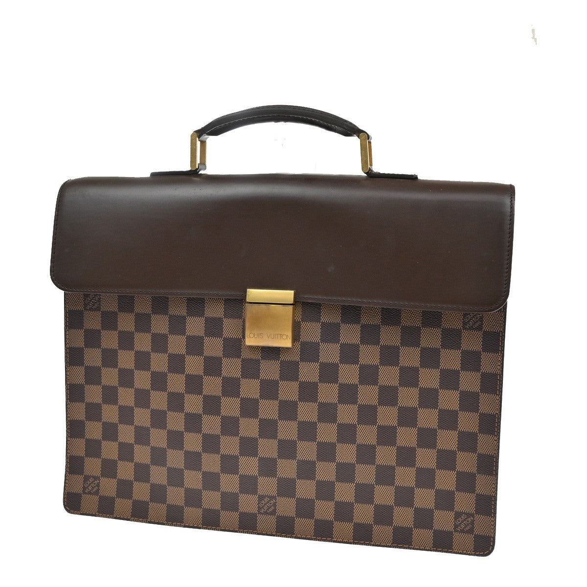 Louis Vuitton Altona Bag Damier, BROWN, CANVAS, Briefcase