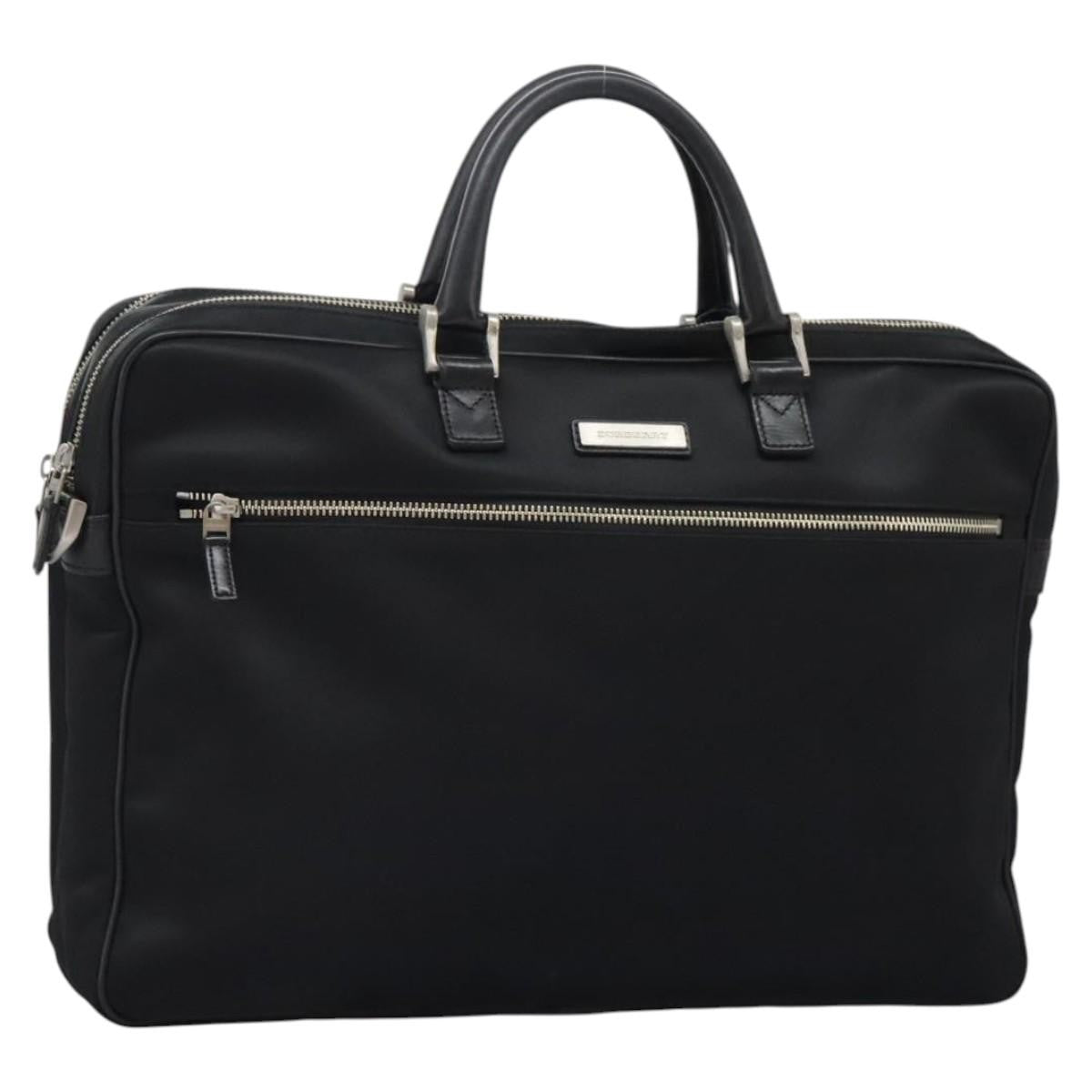 Burberry Black Label Business Bag Nylon, BLACK, NYLON, Briefcase