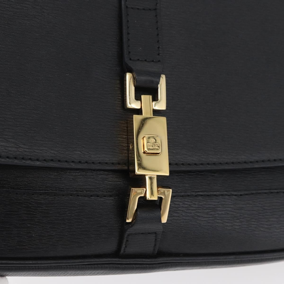 Gucci Jackie Original Shoulder Bag Leather Leather, Black, Leather, Shoulder Bag