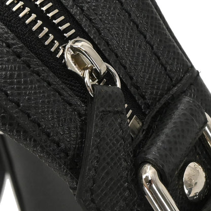 Louis Vuitton Dimitri Messenger Bag Taiga Leather, BLACK, LEATHER, Shoulder bag