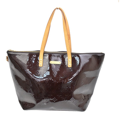 Louis Vuitton Bellevue Handbag Monogram Vernis, BURGUNDY, PATENT_LEATHER, Shoulder bag