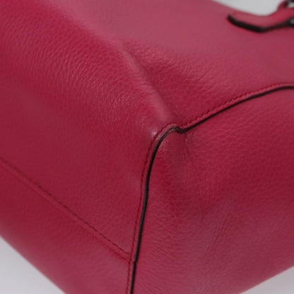 Gucci Swing Tote Leather, PINK, LEATHER, Tote bag