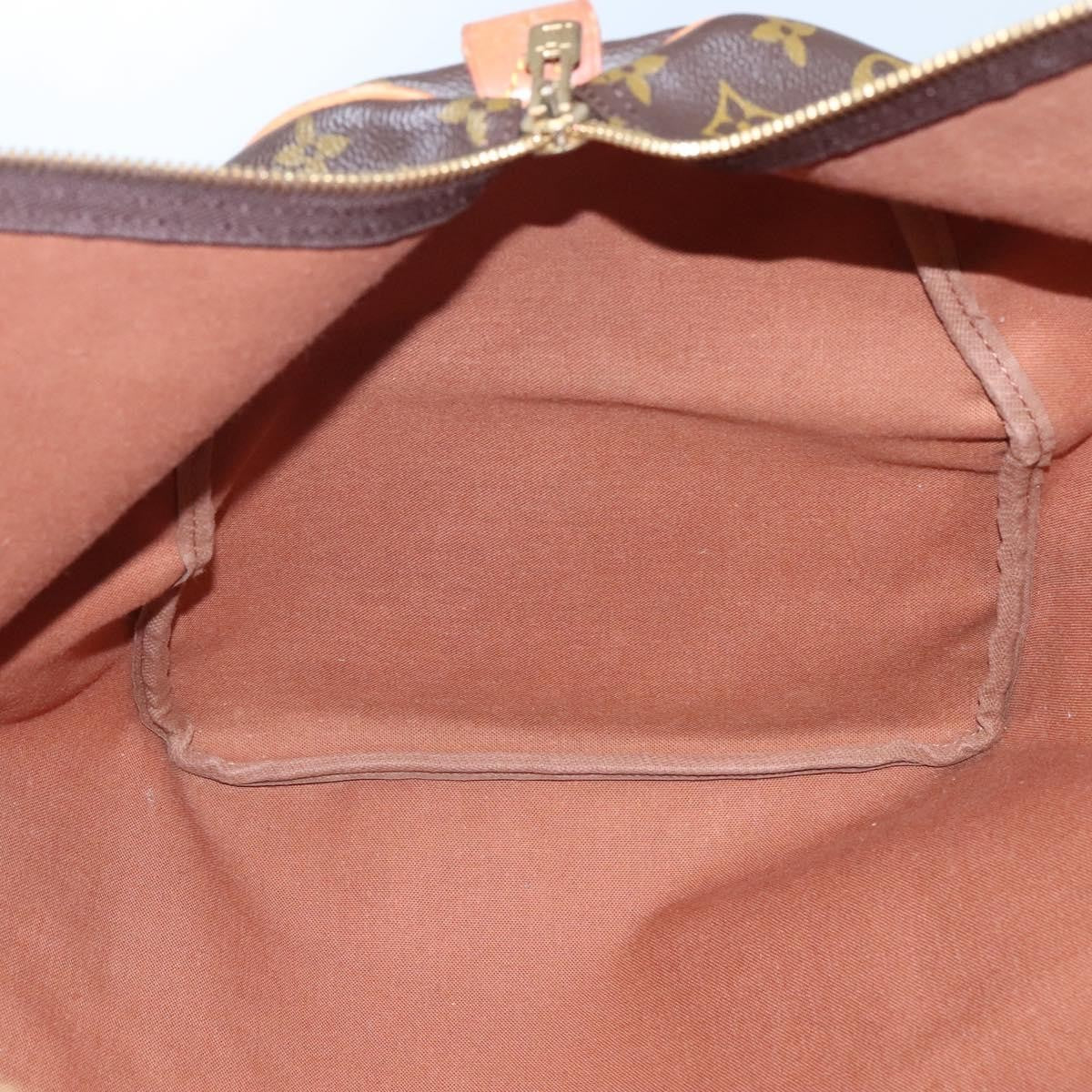 Louis Vuitton Keepall Bag Monogram Canvas, BROWN, CANVAS, Travel bag