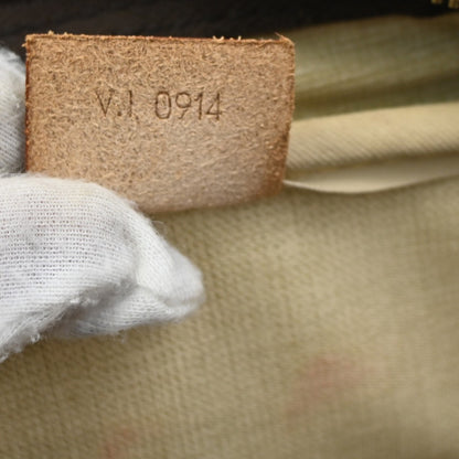 Louis Vuitton Deauville Handbag Monogram Canvas, BROWN, CANVAS, Handbag