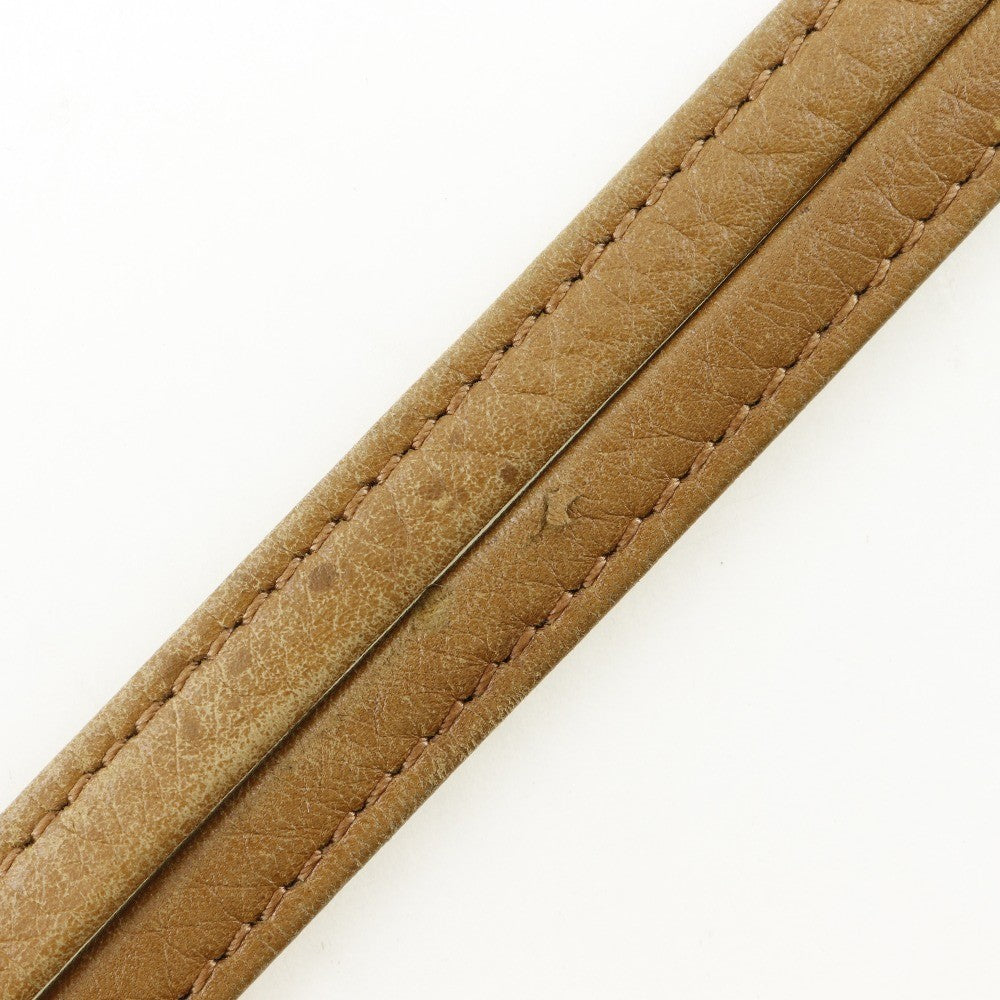 Christian Dior Vintage CD Logo Shoulder Bag Leather, BLACK, CALFSKIN, Shoulder bag