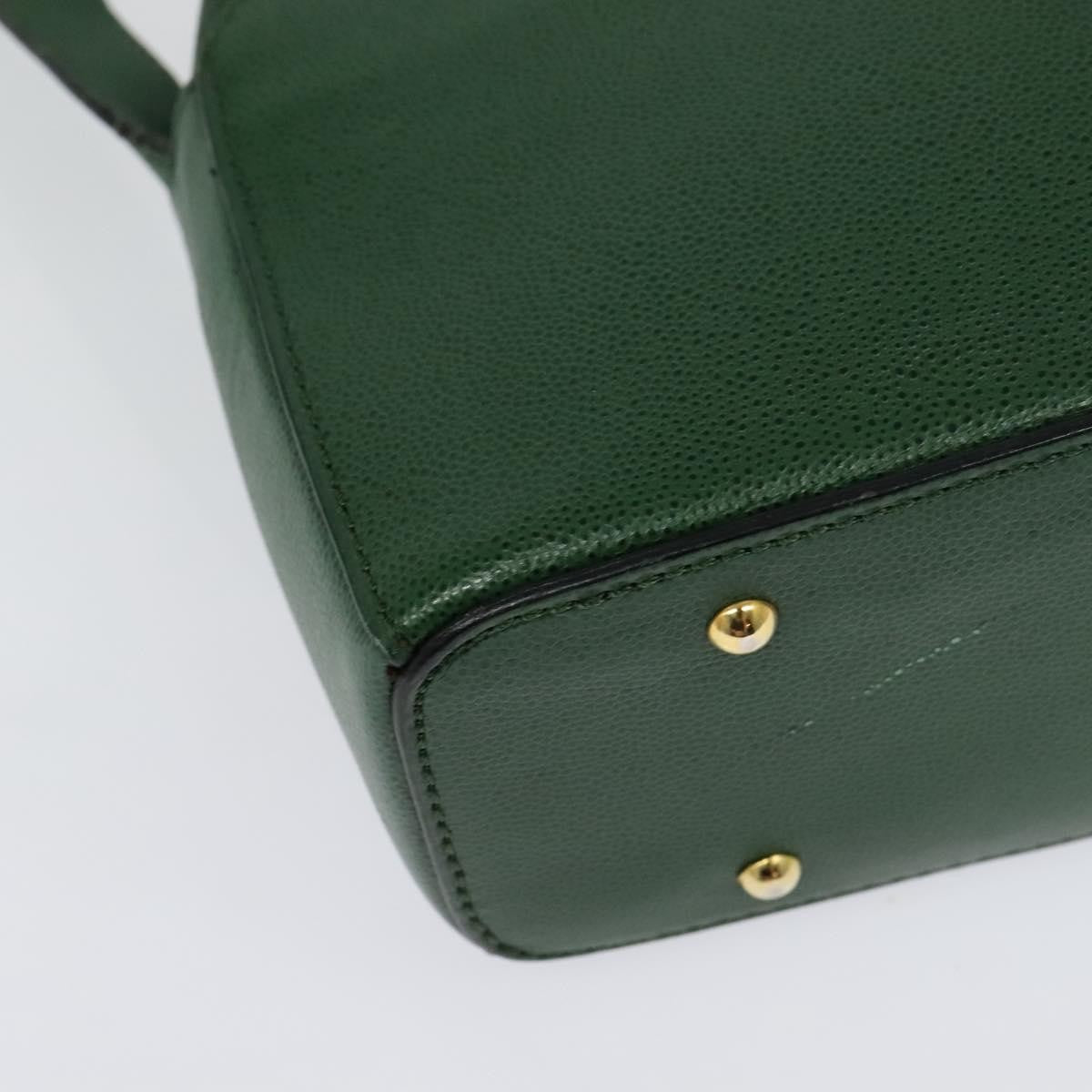 Celine Shoulder Bag Leather, GREEN, LEATHER, Shoulder bag