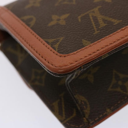 Louis Vuitton Dame Pochette Monogram Canvas, BROWN, CANVAS, Clutche & pouche