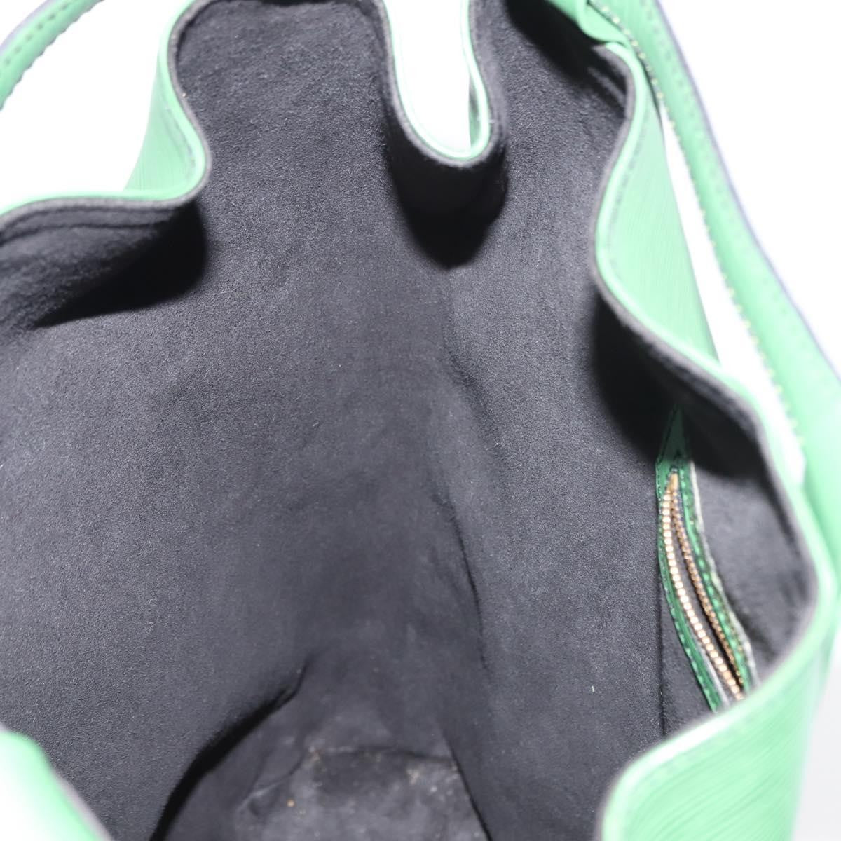 Louis Vuitton Randonnee Backpack Epi Leather, GREEN, LEATHER, Shoulder bag