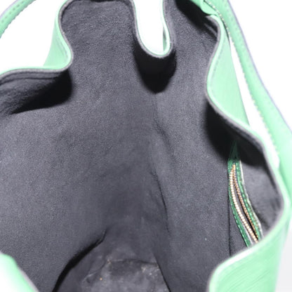 Louis Vuitton Randonnee Backpack Epi Leather, GREEN, LEATHER, Shoulder bag