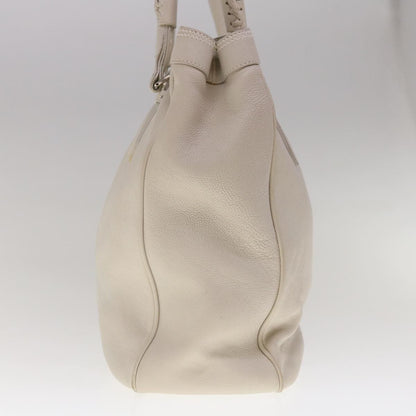 Christian Dior Vintage Handbag Leather, WHITE, LEATHER, Handbag