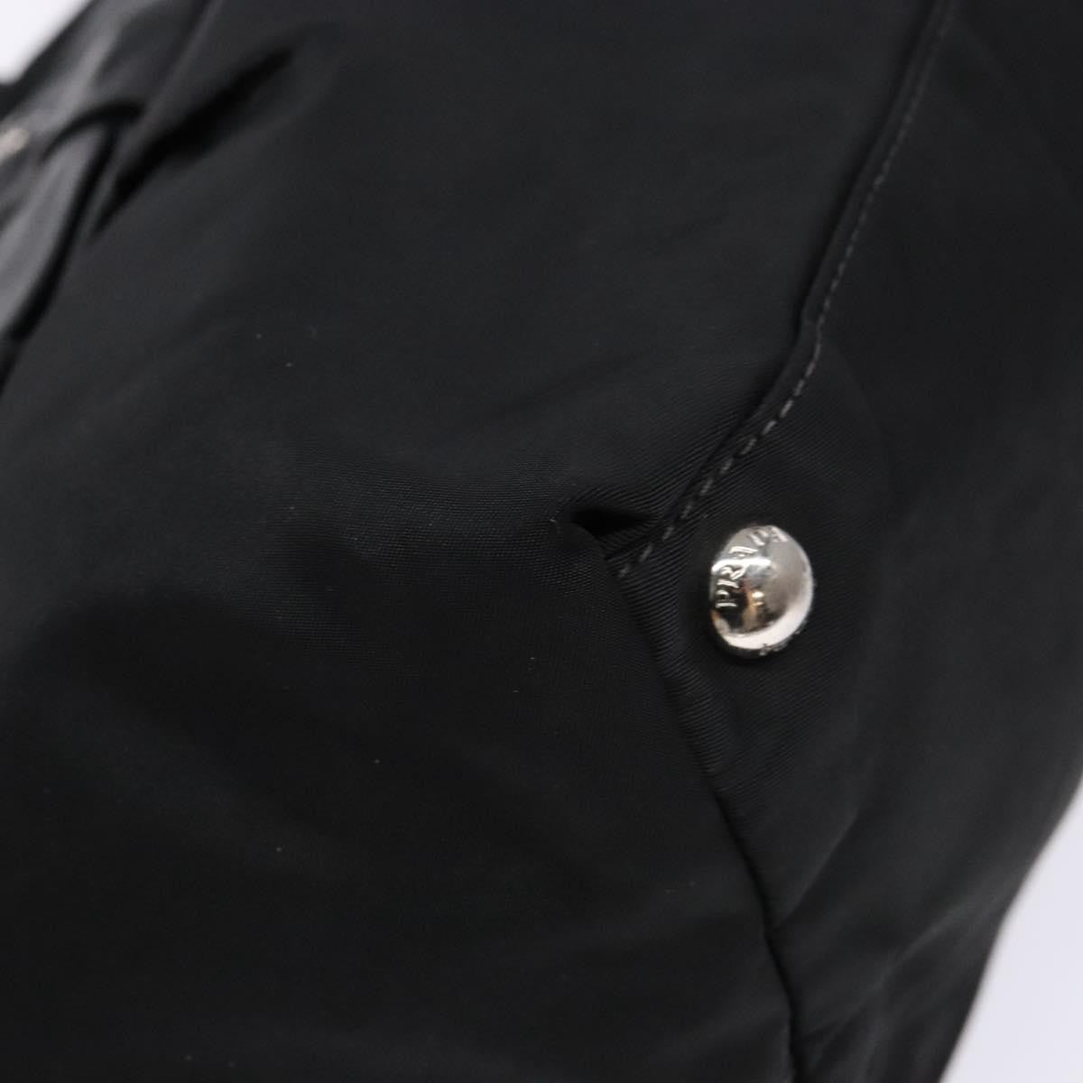 Prada Bow Tote Tessuto, SILVER, NYLON, Handbag