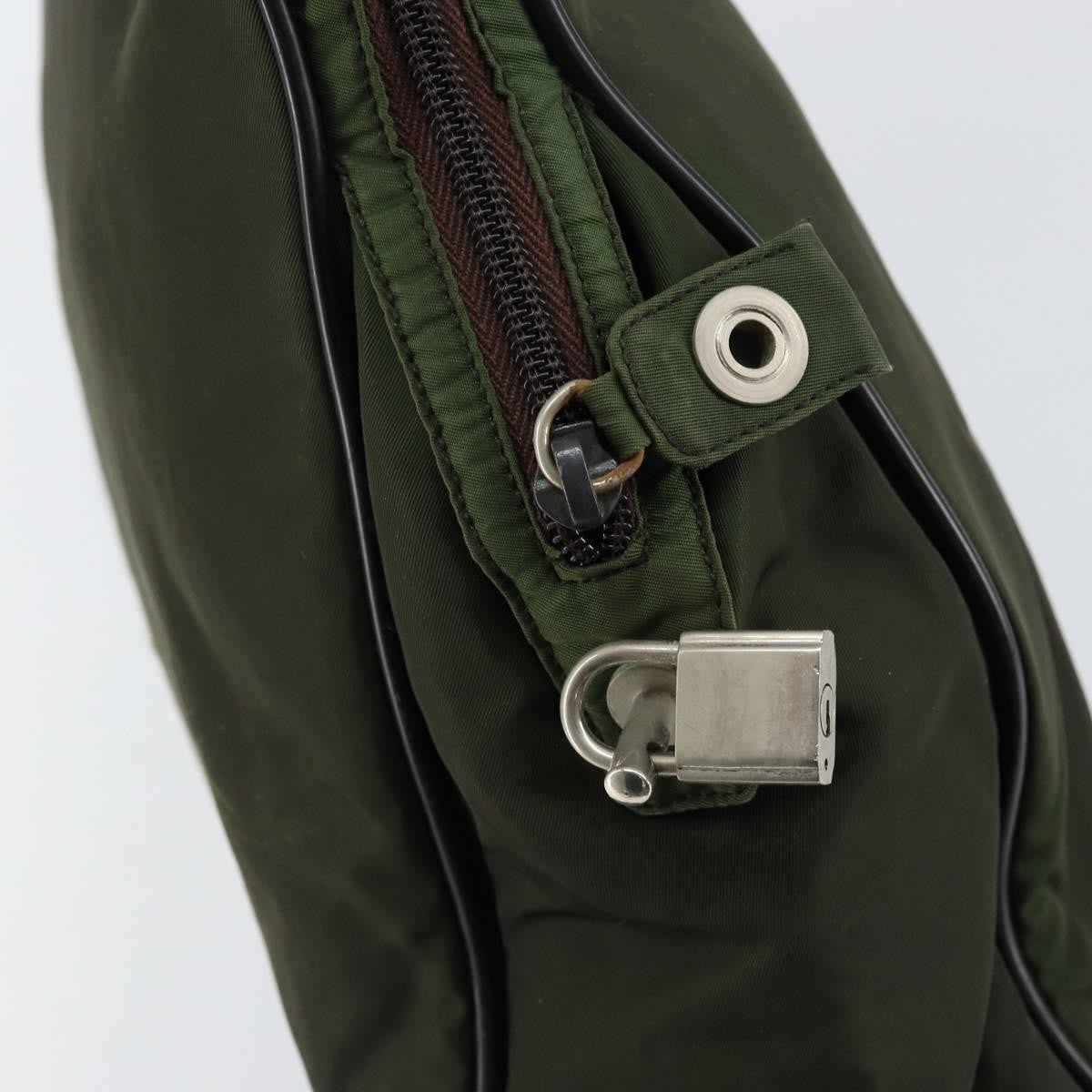 Prada Vintage Handbag Tessuto, KHAKI, NYLON, Handbag