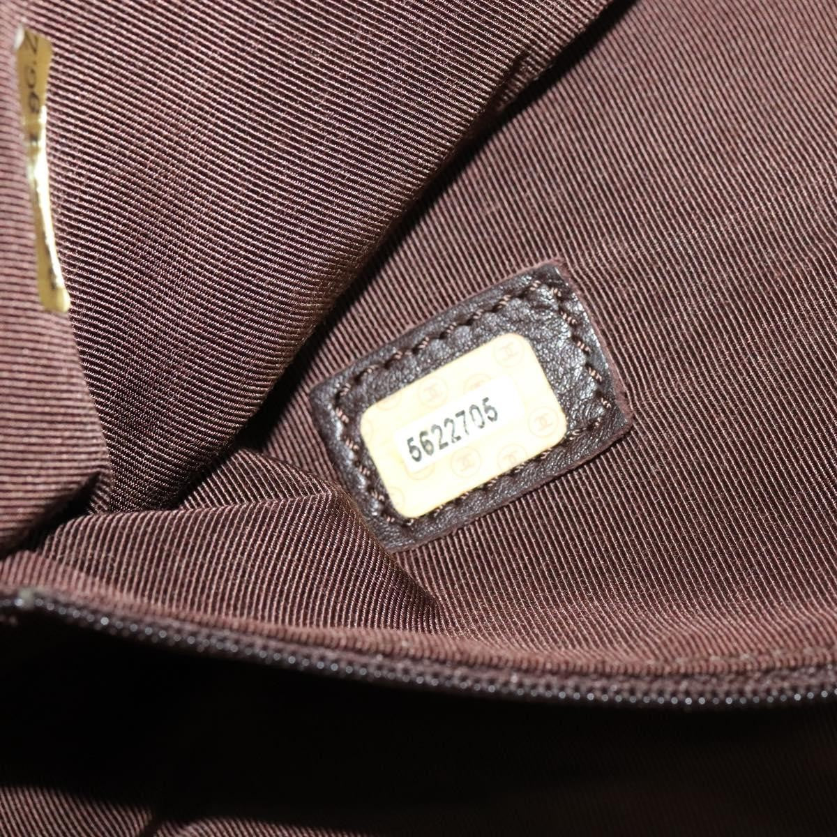 Chanel Vintage CC Tote Canvas with Leather, BEIGE, CANVAS, Tote bag