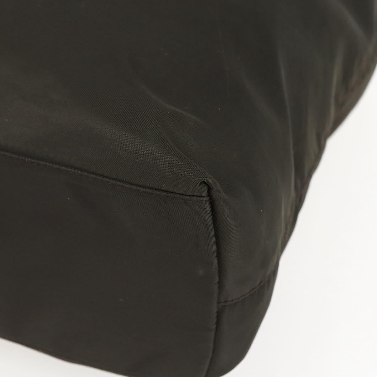 Prada Zip Tote Tessuto, KHAKI, NYLON, Tote bag