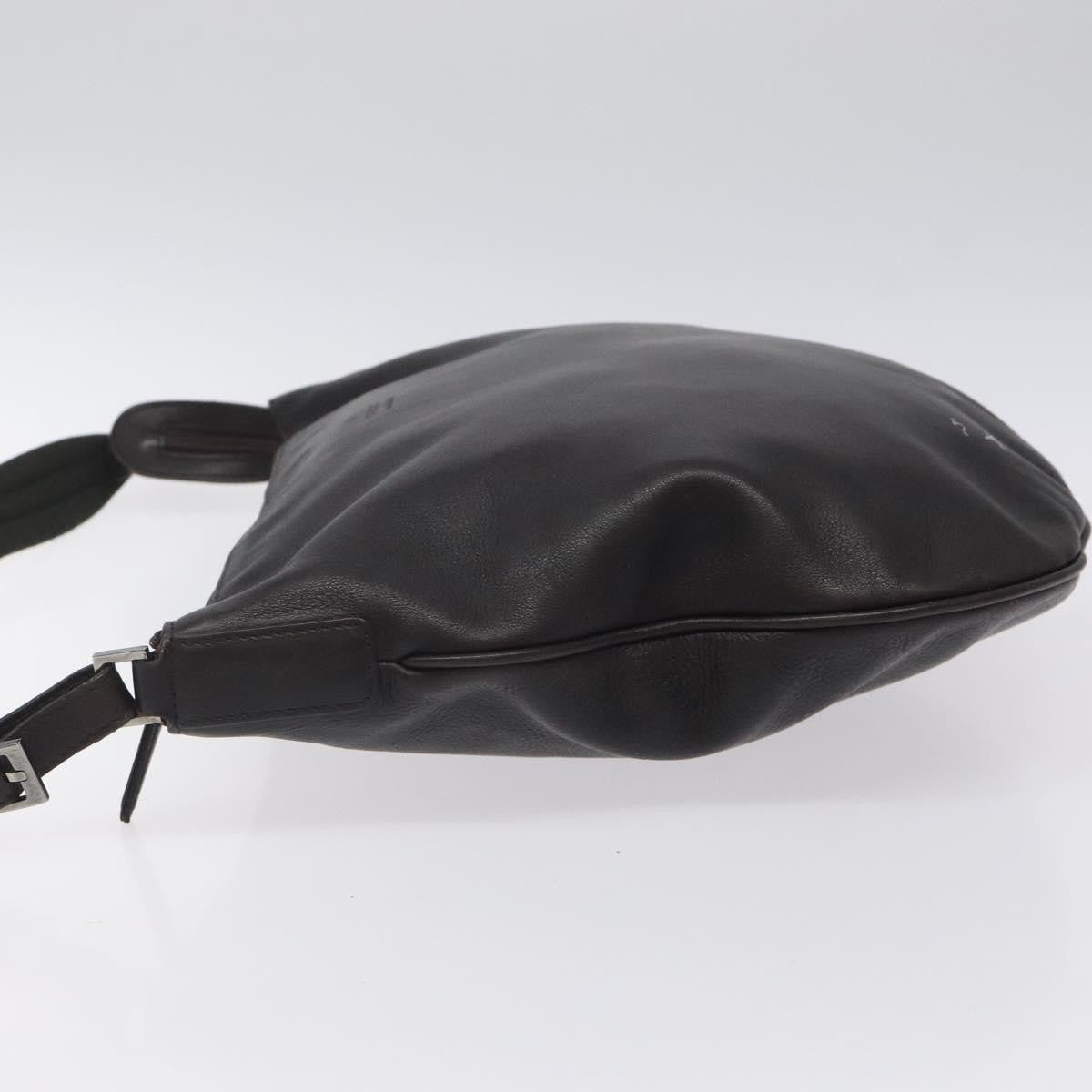 Gucci Vintage Shoulder Bag Leather, BROWN, LEATHER, Shoulder bag