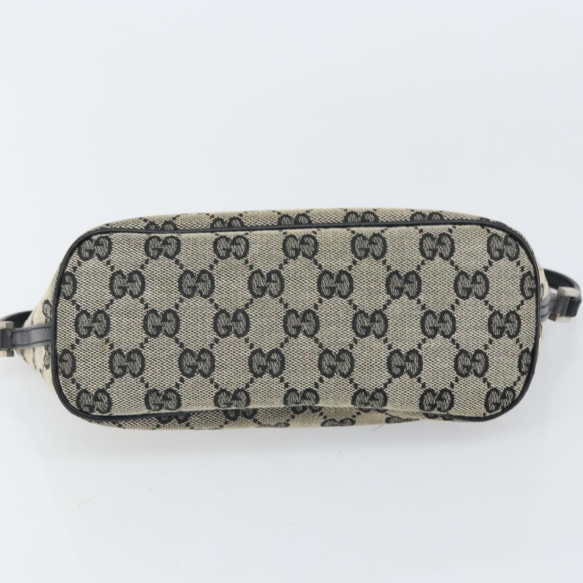 Gucci Vintage Boat Pochette GG Canvas, BLACK, CANVAS, Clutche & pouche
