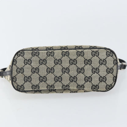 Gucci Vintage Boat Pochette GG Canvas, BLACK, CANVAS, Clutche & pouche