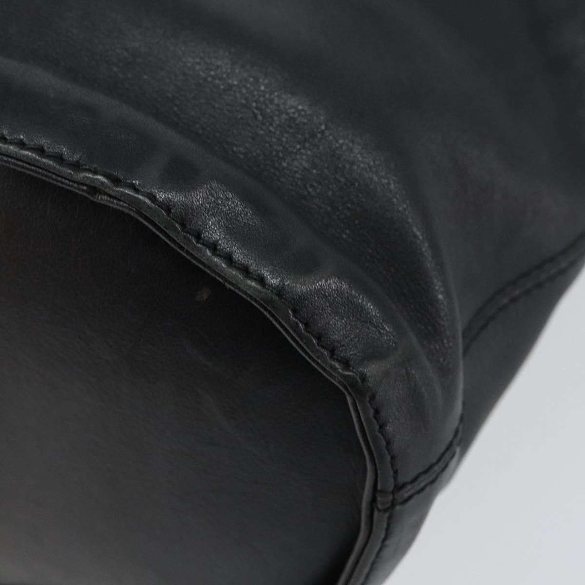 Loewe Anagram handbag Leather, BLACK, LEATHER, Handbag