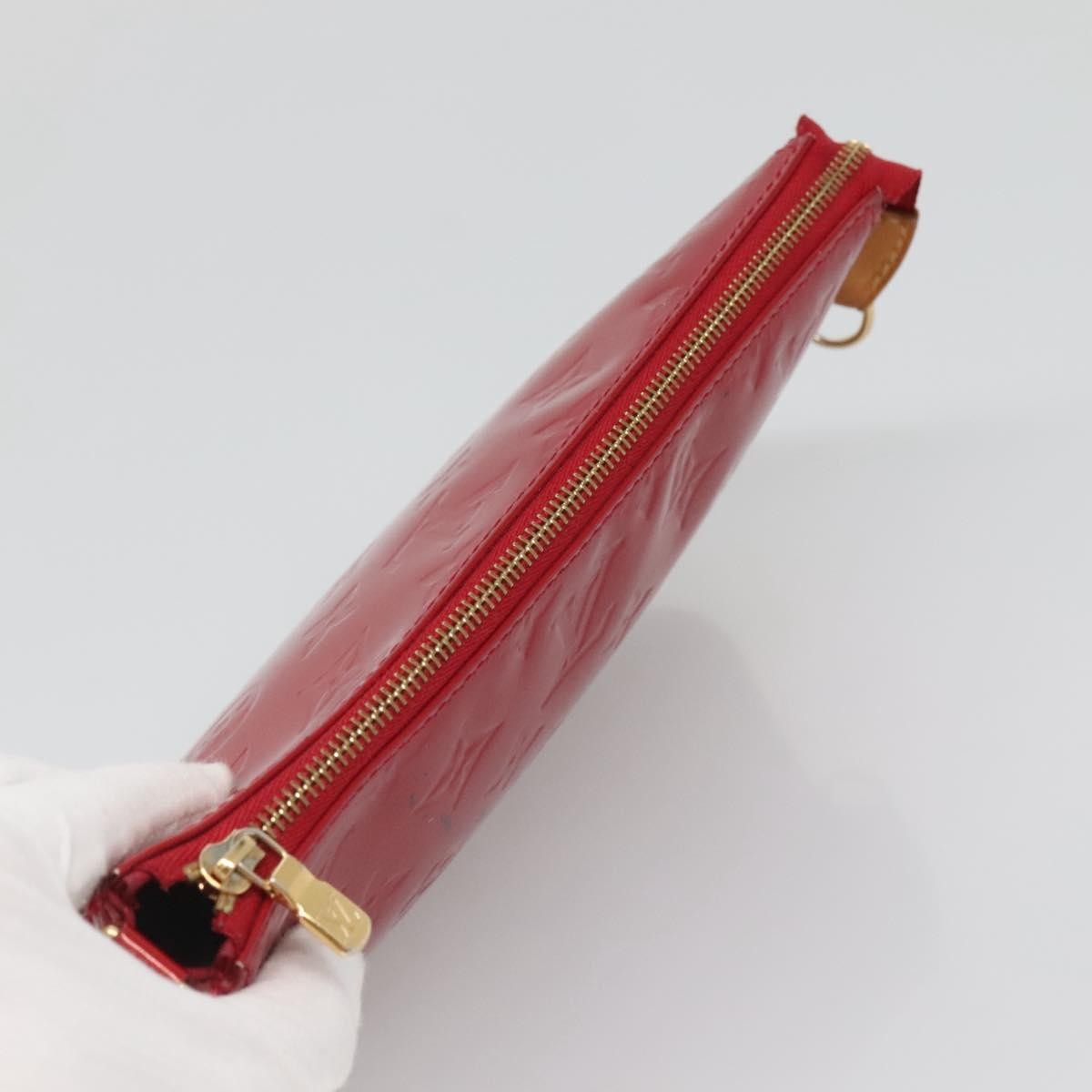 Louis Vuitton Pochette Accessoires vernis, RED, PATENT_LEATHER, Clutche & pouche