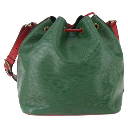 Louis Vuitton Bicolor Petit Noe Handbag Epi Leather, GREEN, LEATHER, Handbag