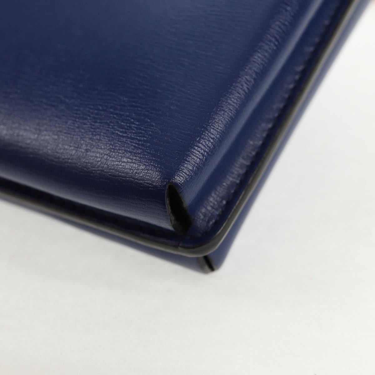 Salvatore Ferragamo Vintage Vara Crossbody Bag Nylon, BLUE, LEATHER, Clutche & pouche