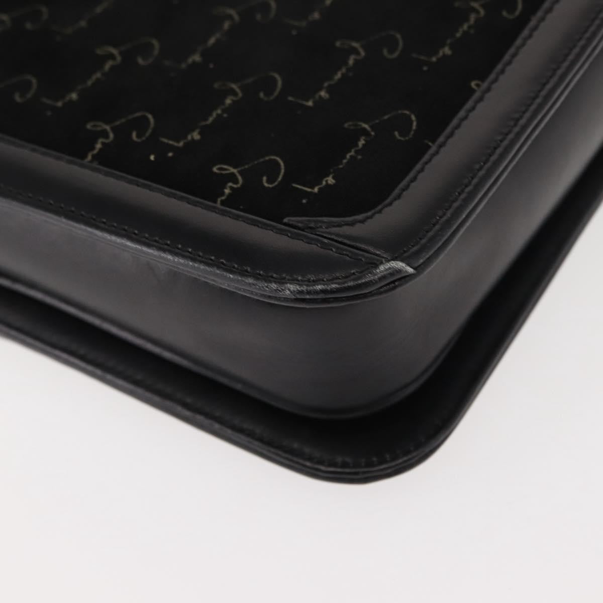 Givenchy Vintage 4G shoulder bag Suede, BLACK, SUEDE, Shoulder bag