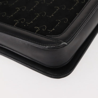 Givenchy Vintage 4G shoulder bag Suede, BLACK, SUEDE, Shoulder bag