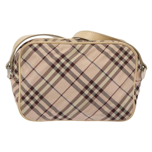 Burberry Nova Check Blue Label Nylon, PINK, NYLON, Shoulder bag