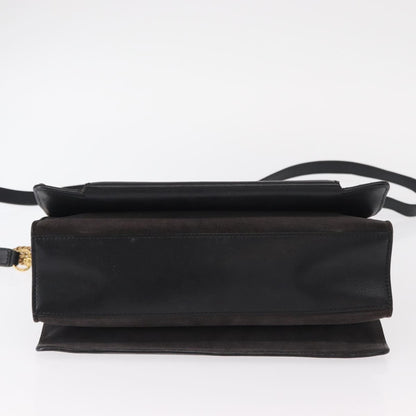 Givenchy GV3 Flap Bag Leather, BLACK, LEATHER, Shoulder bag