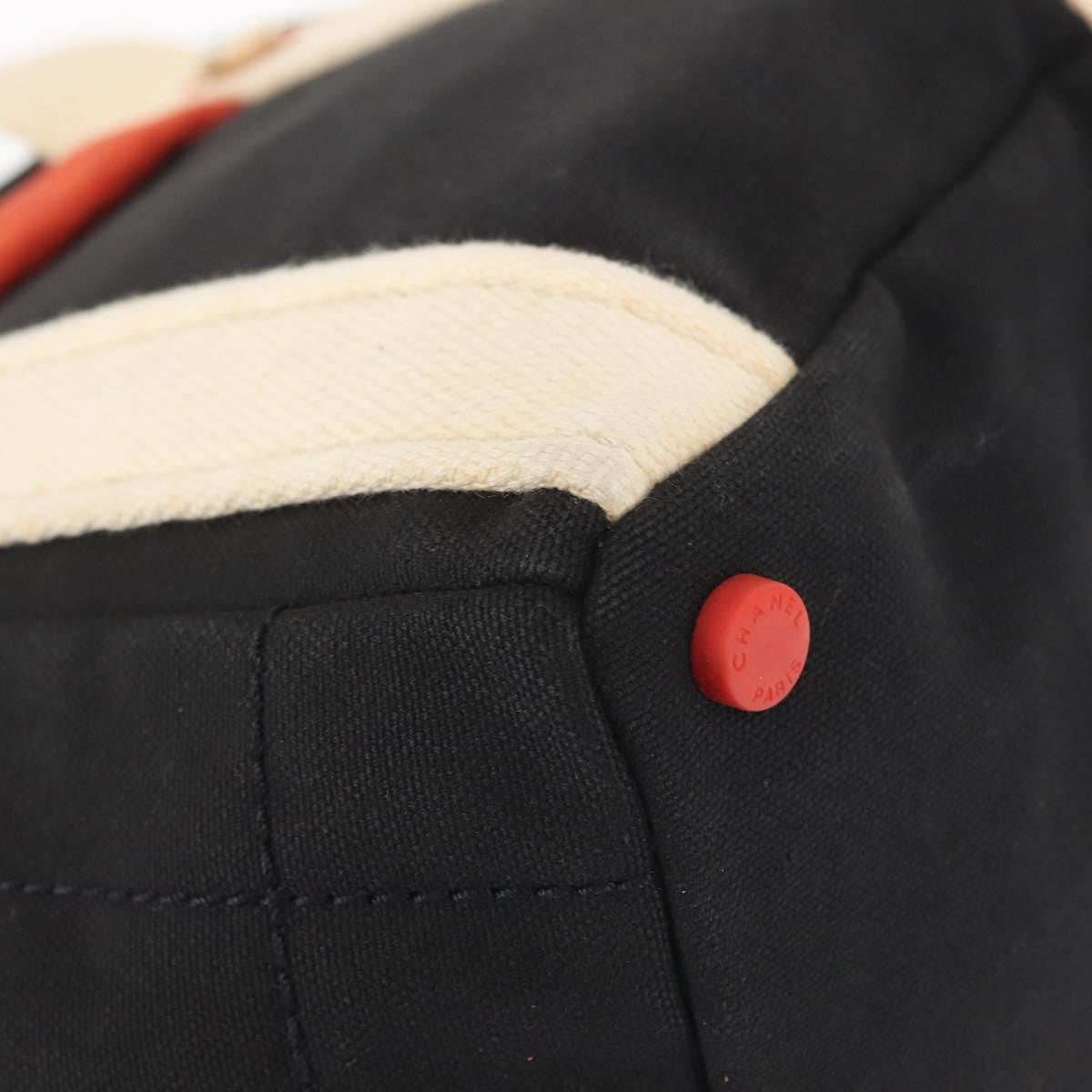 Chanel Chocolate Bar Coco Mark handbag Canvas, NAVY, CANVAS, Handbag