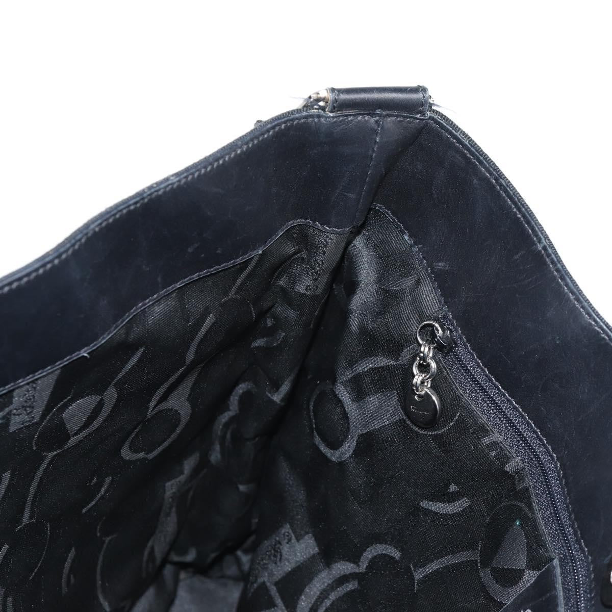 Salvatore Ferragamo Vala Shoulder Bag Nylon, BLACK, CANVAS, Shoulder bag