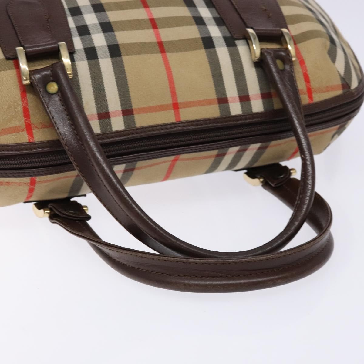 Burberry Nova Check Handbag Nova Check Canvas, BEIGE, CANVAS, Handbag