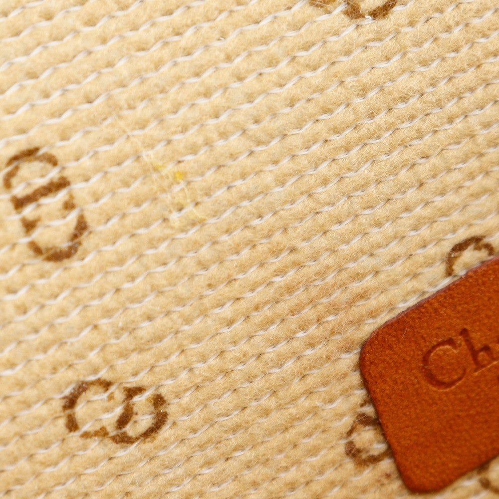 Christian Dior CD logo novelty pouch PVC, ECRU, PVC, Clutche & pouche