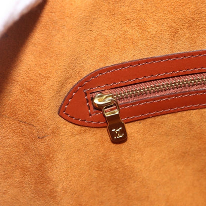 Louis Vuitton Lussac Handbag Epi Leather, BROWN, LEATHER, Shoulder bag