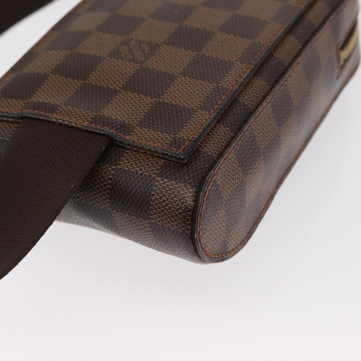 Louis Vuitton Geronimos Waist Bag Damier, BROWN, CANVAS, Shoulder bag