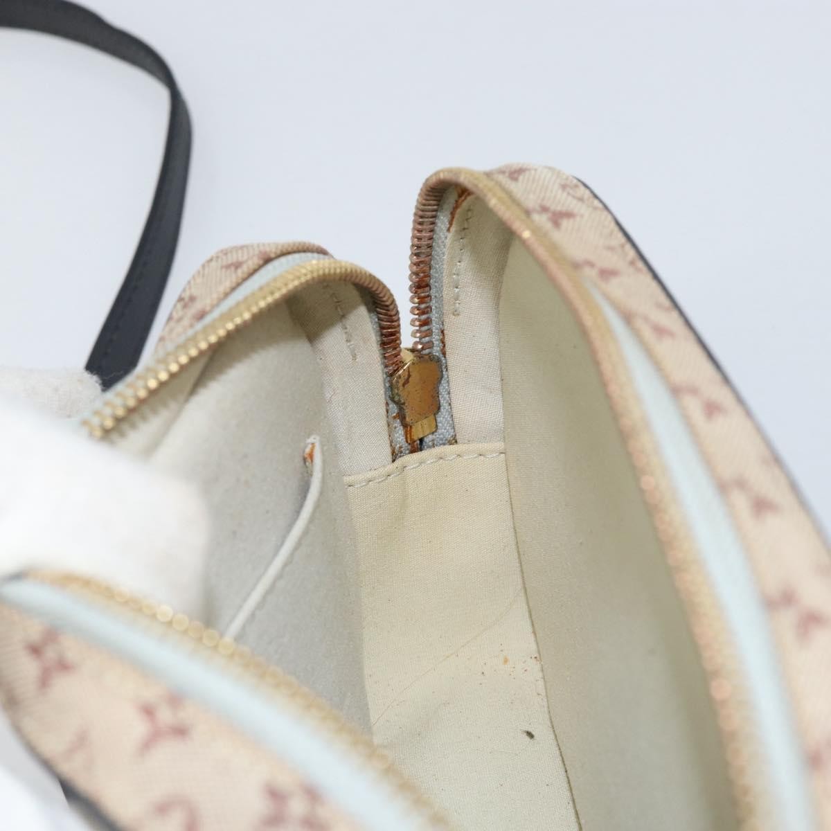 Louis Vuitton Juliette Crossbody Bag Mini Lin, BLUE, CANVAS, Shoulder bag