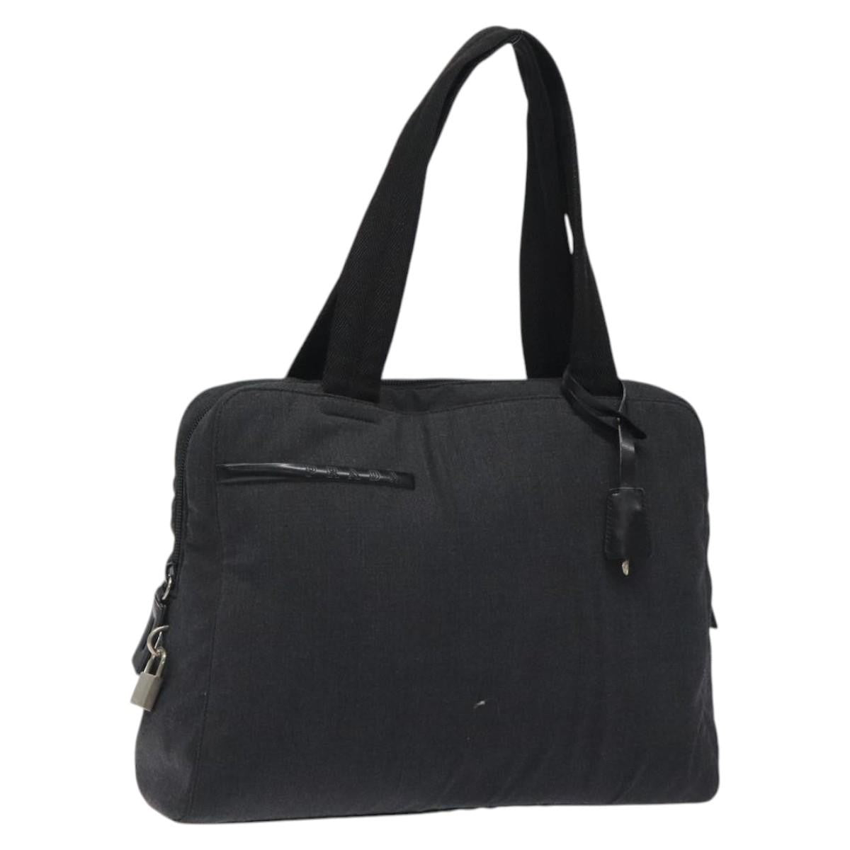 Prada Sport Zip Shoulder Bag Canvas, GRAY, CANVAS, Shoulder bag